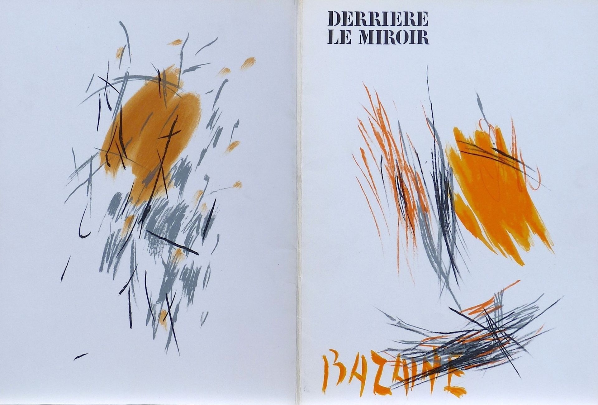 BAZAINE, JEAN RENÉ: "Derriere Le Miroir", 1972 - Image 2 of 12