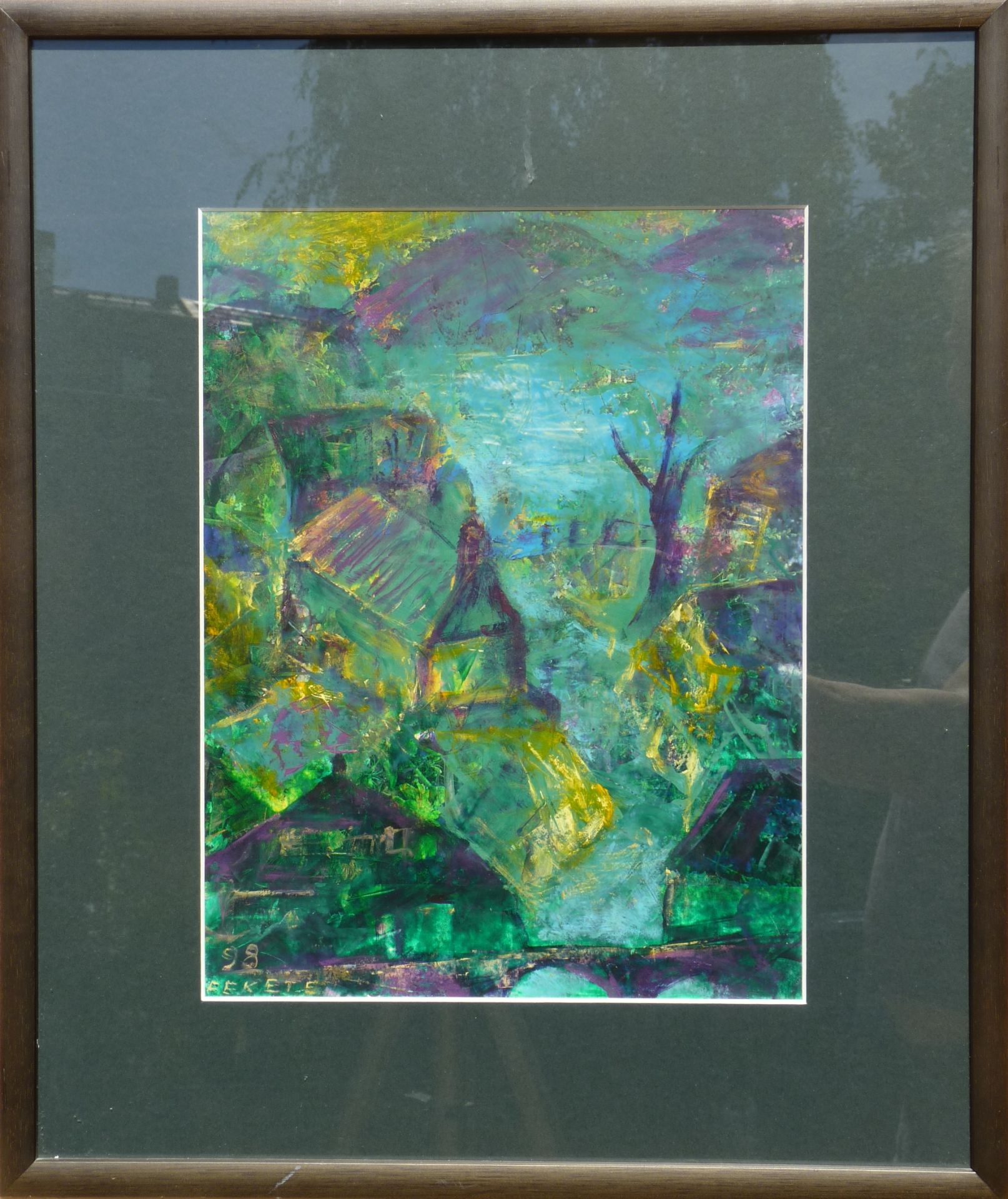 FEKETE, ESTEBAN: "Landschaft mit Kirche", 1998 - Image 2 of 2