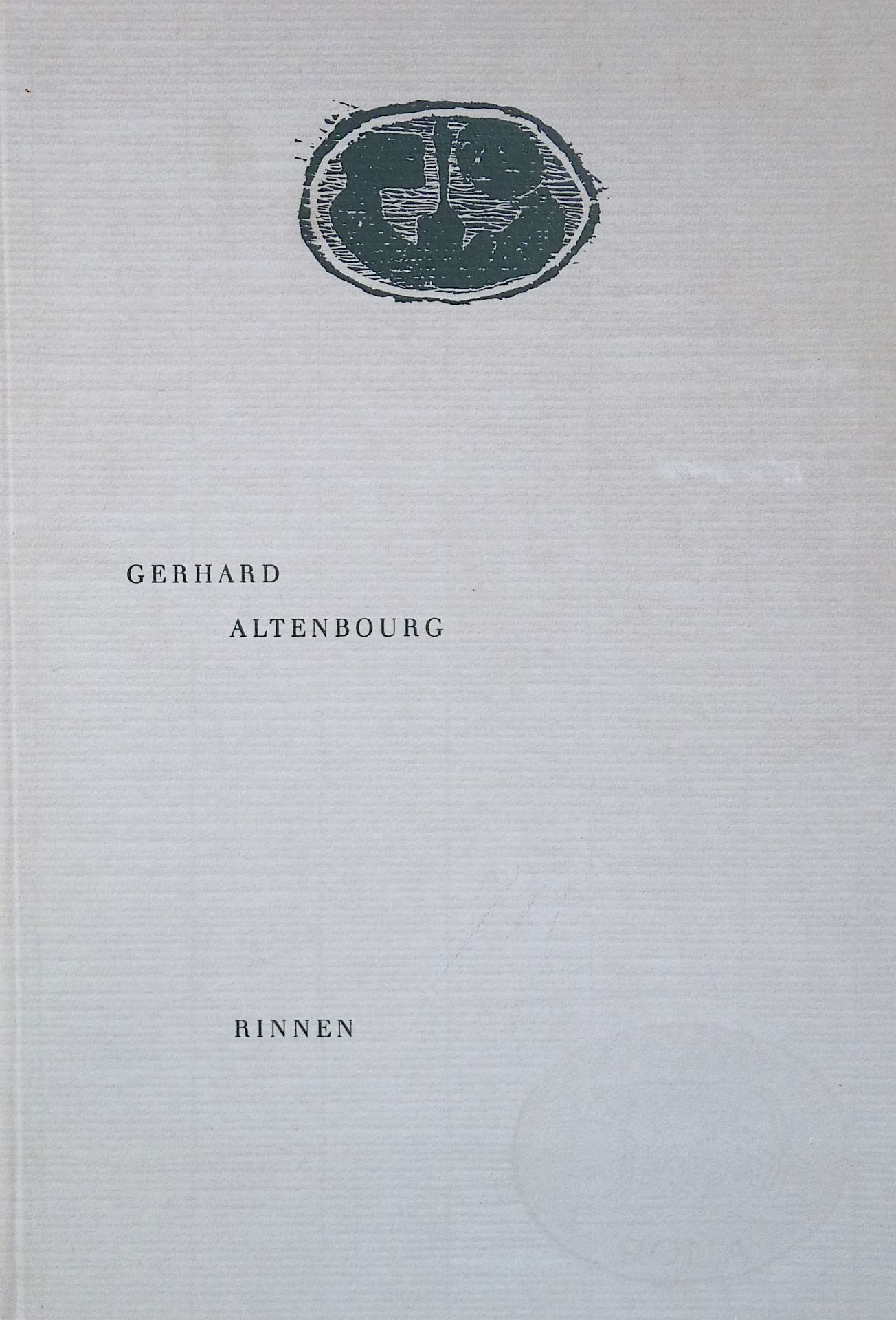 ALTENBOURG, GERHARD (Gerhard Ströch): "Rinnen",1998 - Bild 3 aus 3