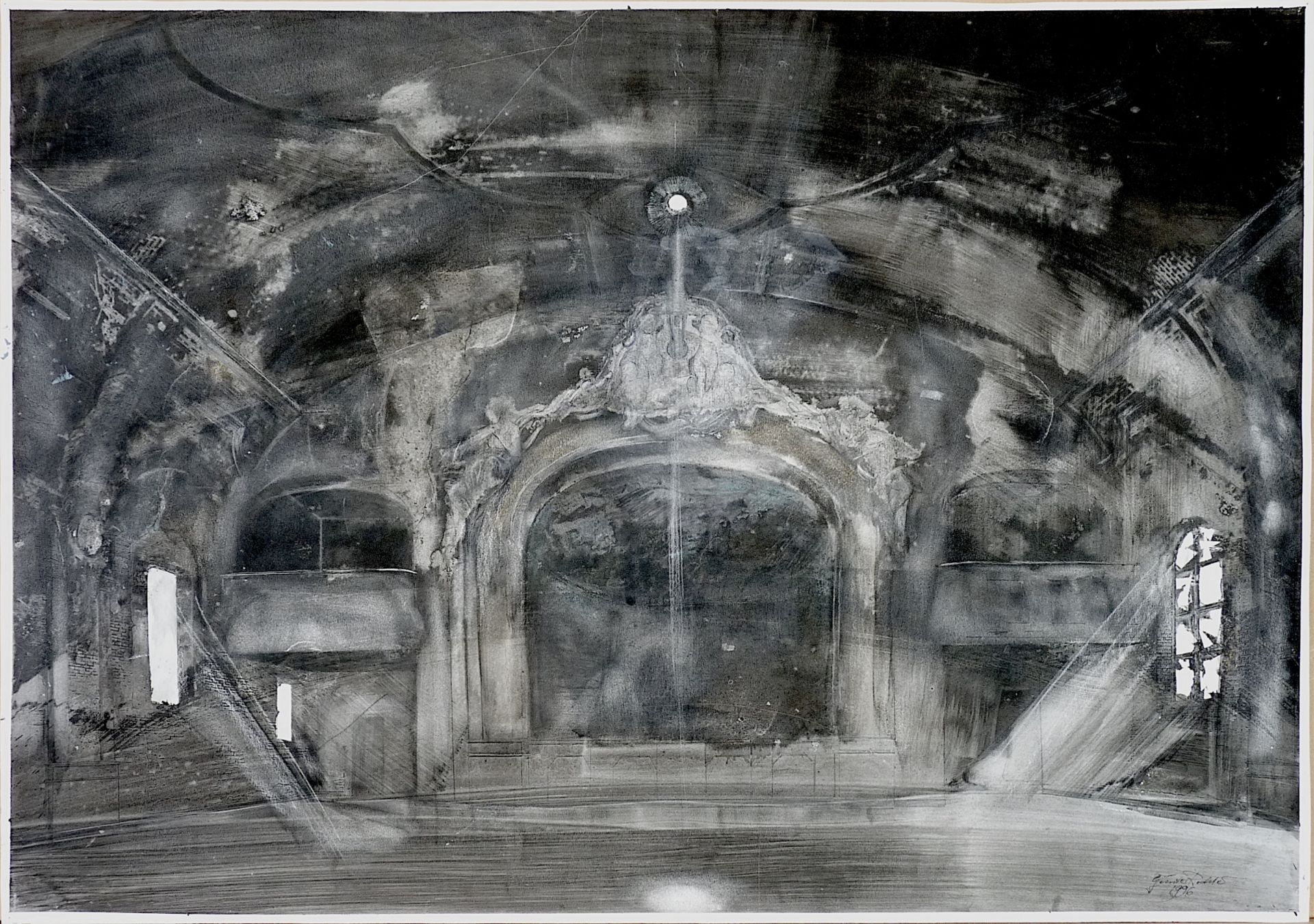 RICHTER, GÜNTER: "Alter Tanzsaal", 1996