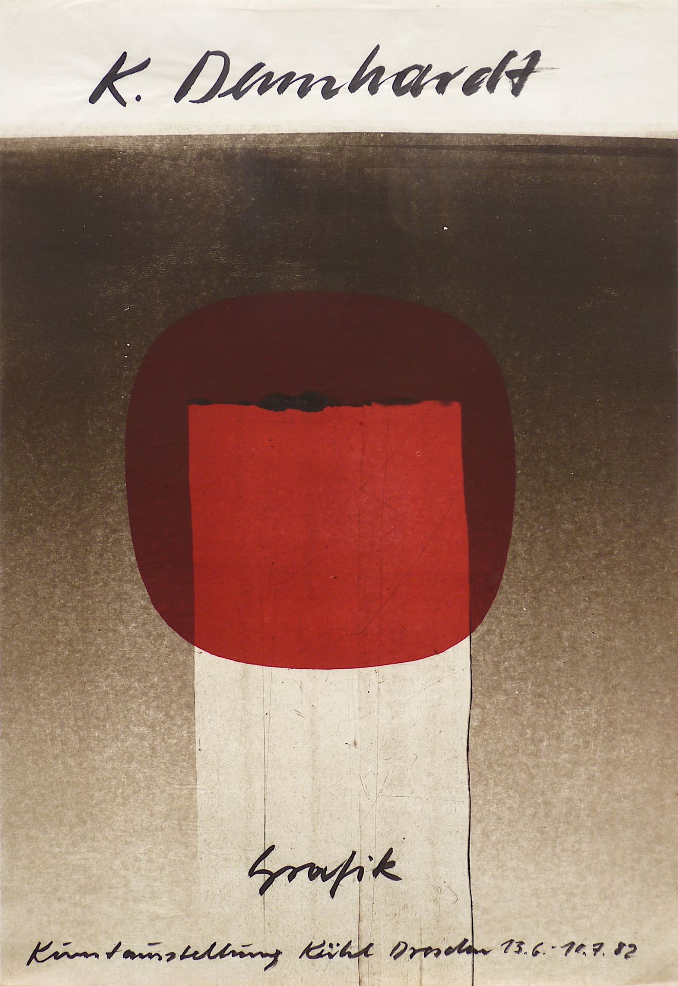 DENNHARDT, KLAUS: "Grafik Kunstausstellung Kühl", 1982