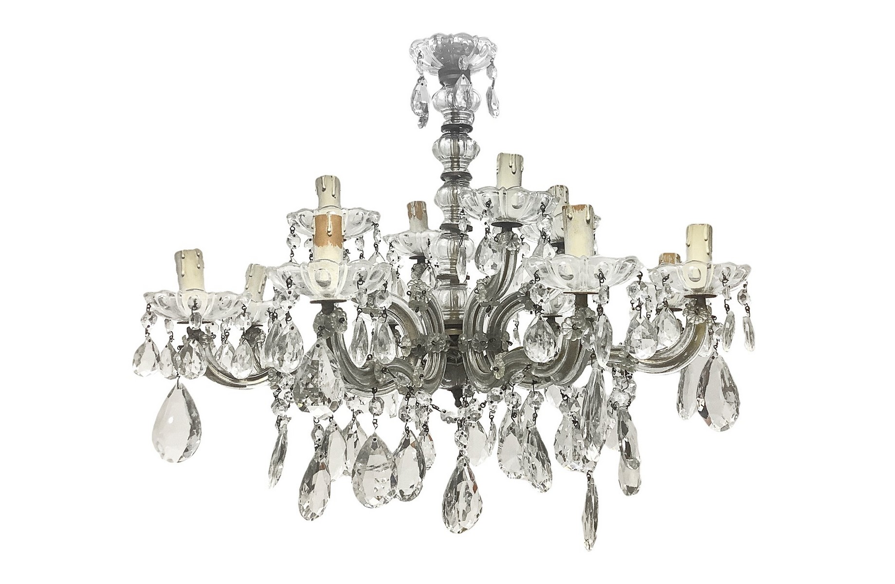 Chandelier with twelve lights, 1930s - 1940s