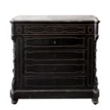 Chest of drawers, nineteenth century