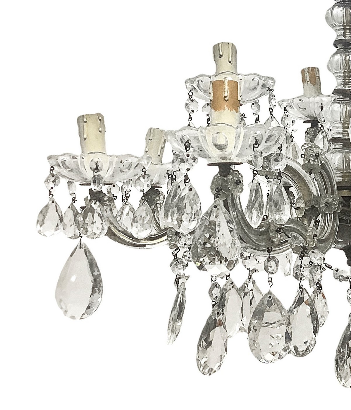 Chandelier with twelve lights, 1930s - 1940s - Image 2 of 2