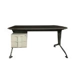 Produzione Olivetti, Disegno B.B.P.R - Synthesis model, desk in lacquered metal in shades of black