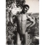 Von Gloeden, Wilhelm (Wismar 1856-Taormina 1931) - Naked man