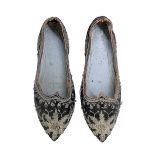 Vintage slipper shoes, Early 19th century