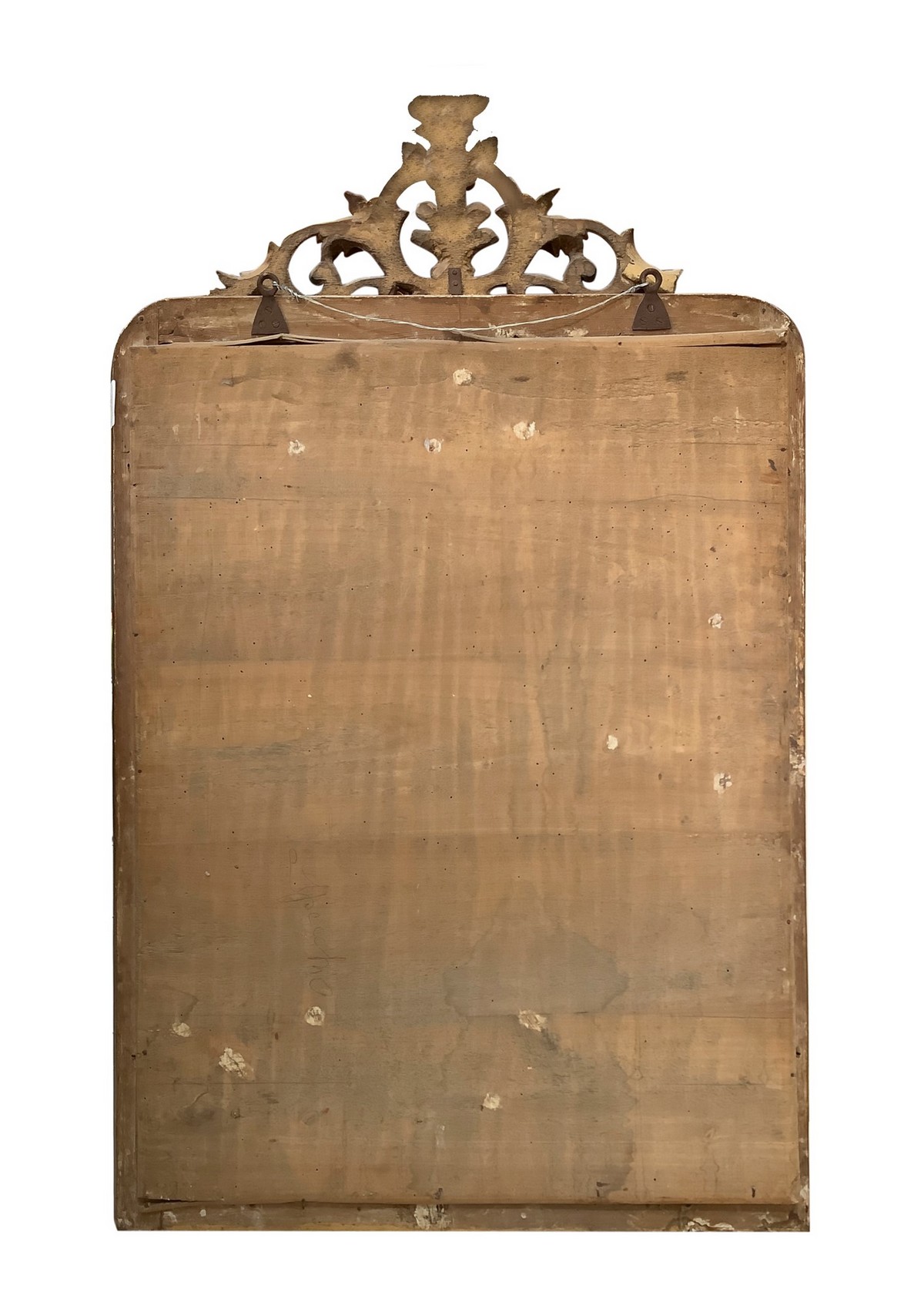 Mirror in gilded wood with leaf, Luigi Filippo, nineteenth century - Image 4 of 4