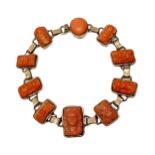 Sciacca coral bracelet