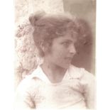 Von Gloeden, Wilhelm (Wismar 1856-Taormina 1931) - Face of young woman