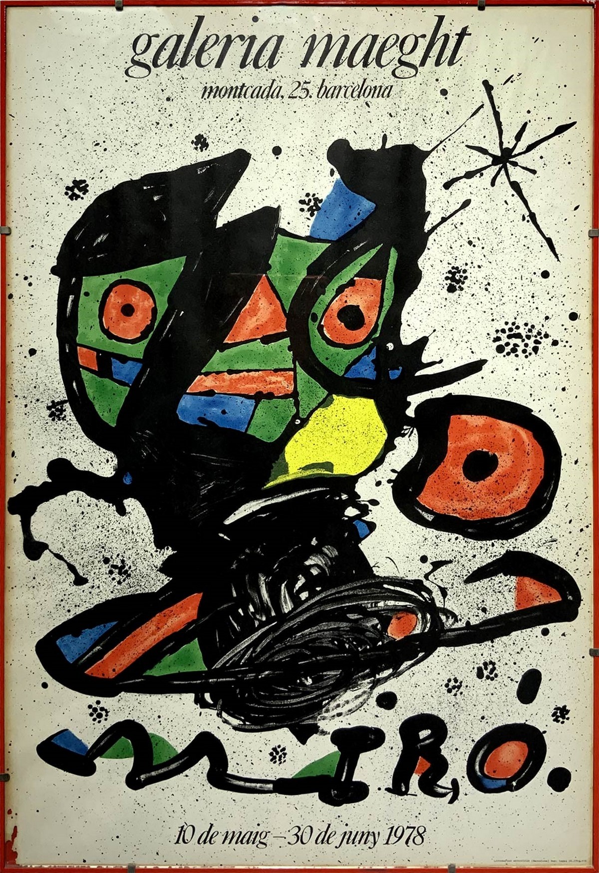 Mirò, Joan (Barcellona 1893-Palma di Maiorca 1983) - Poster Poster, 1978