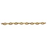 Yellow gold bracelet