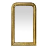 Mirror in gilded wood, late 19th century