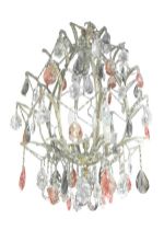 Metal structure chandelier