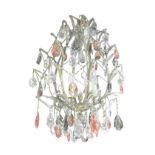 Metal structure chandelier