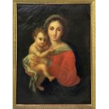 Madonna with child, nineteenth century