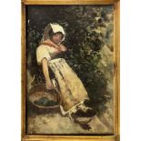 Cammarano, Michele (Napoli 25 febbraio 1835-Napoli 21 settembre 1920) - Peasant woman