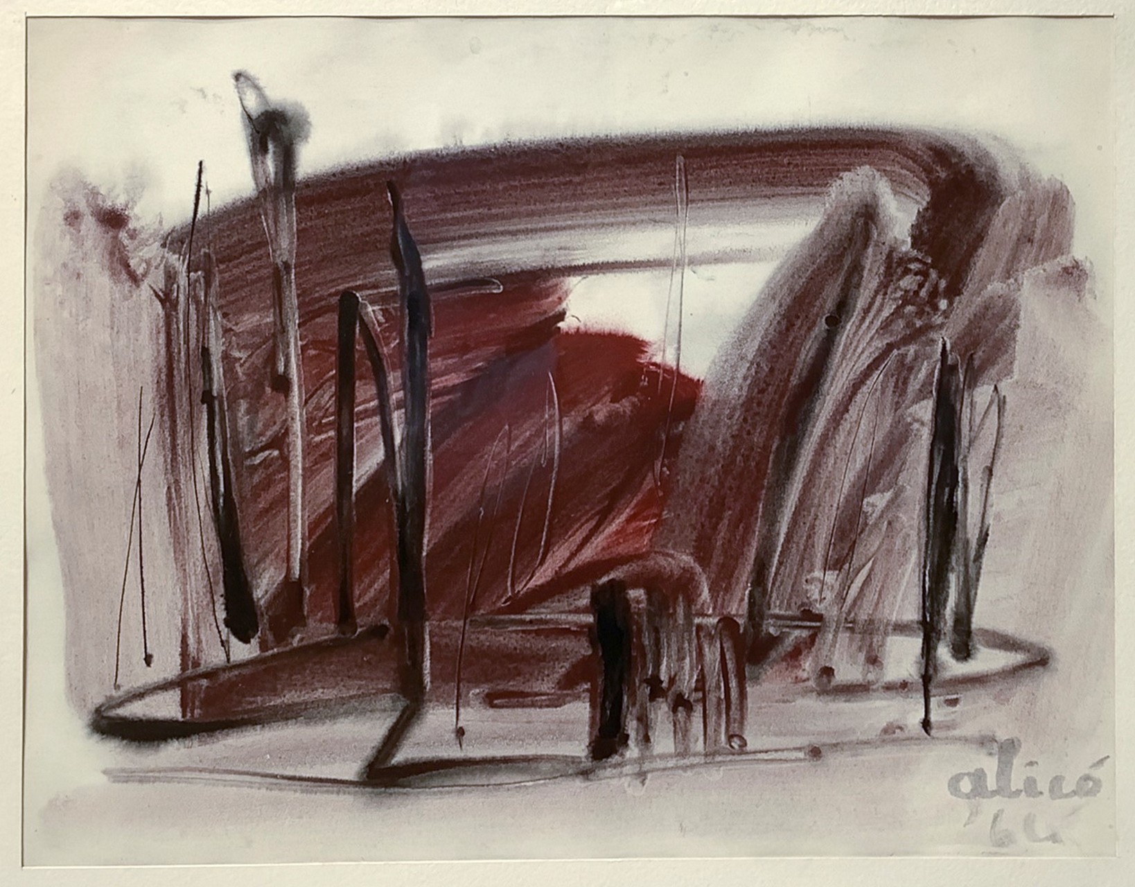 Alicò, Giovanni (Catania 1906-Milano 1971) - Abstract figuration - Bild 2 aus 4