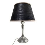 Lamp with base in 925 sterling silver