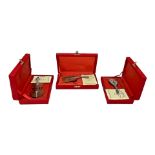 Rosaperla s.a.s - Three miniatures of musical instruments in precious wood and 925 silver