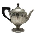 800 silver teapot, nineteenth century