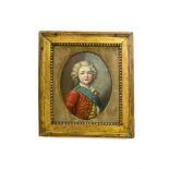 Portrait of Young Aristocrat in Oval, XVIII Century