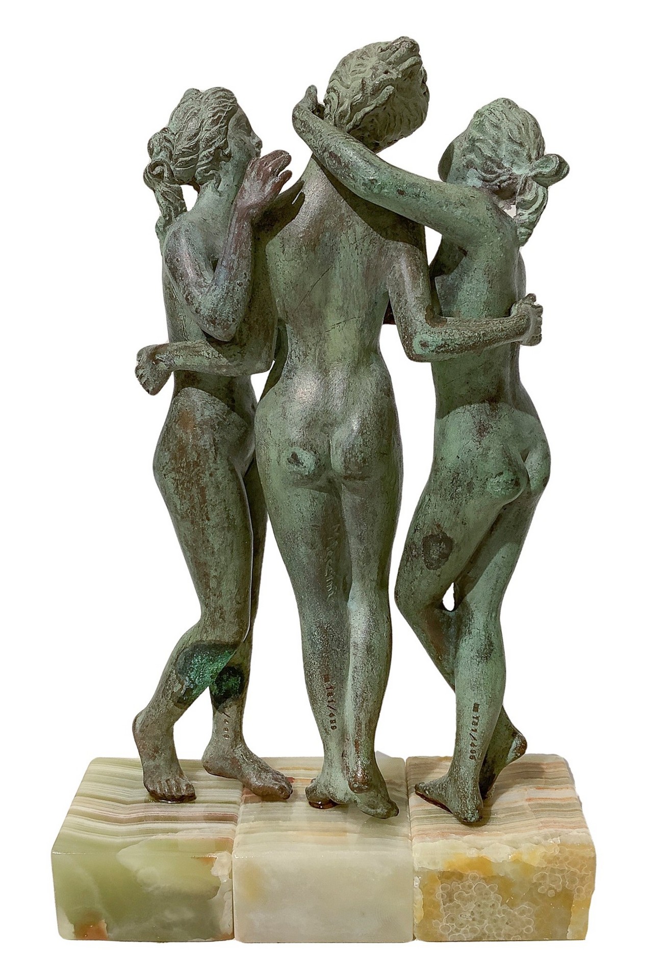 Marco Paccini (Mantova 1944) - The three Graces, 20th century - Image 2 of 6