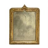 Mirror in gilded wood with gothic tip, contemporary mirror, XVIII Century