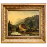 Landscape with house and bridge, Nineteenth century