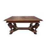 Rectangular table, 19th / 20th century