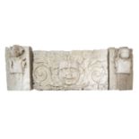 Frieze in sugary white marble, XV / XVI century