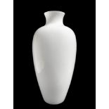 Venini - White cased lattimo vase, 90's