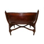 Crib in mahogany wood, late 19th century