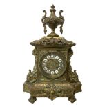 Bronze clock, nineteenth century