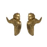 Pair of winged angels, late eighteenth century