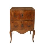 Louis XV bedside table in walnut wood, Late 18th century