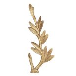 Leaf gilded wood sculpture, nineteenth century