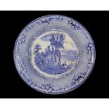 Ceramic plate, Nineteenth century