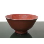 Chinese Porcelain Bowl "Sang De Beouf"