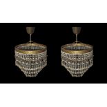 Pair of small Liberty single-light chandeliers, Late 19th century / Early 20th century
