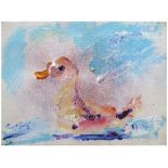 Ernesto Treccani (Milano 1920-Milano 2009) - Duckling