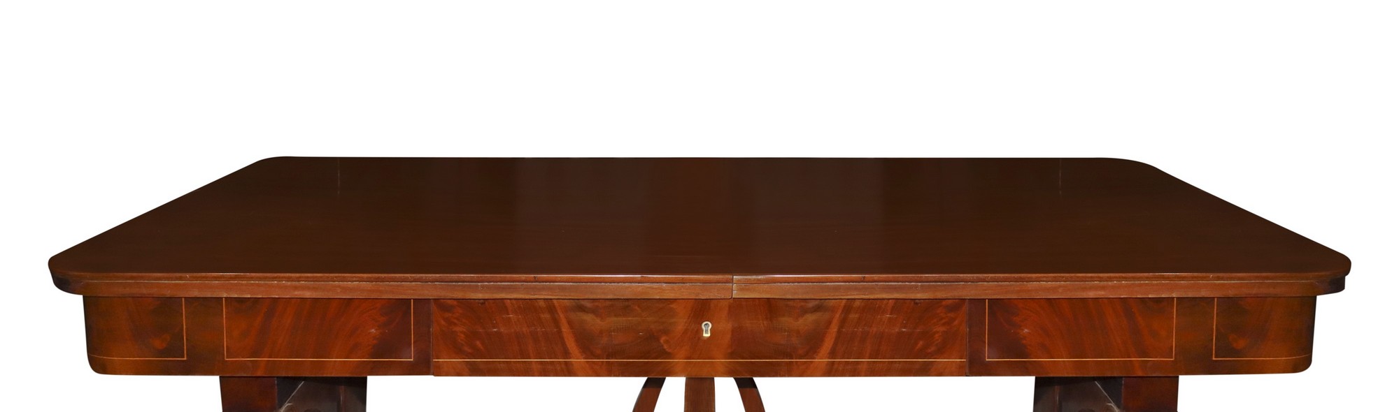 Extendable desk in mahogany wood, Late 19th century - Image 2 of 4