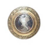 Round box with central miniature of Marie Antoinette, nineteenth century