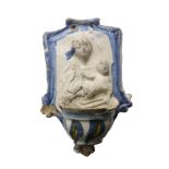 Caltagirone holy water stoup, Nineteenth century