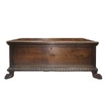 Chest in walnut wood, XVIII century