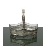 Sweets holder in silver, Decò, 1930s