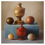Antonio Sciacca (Catania 1957) - Still life of spheres and vases