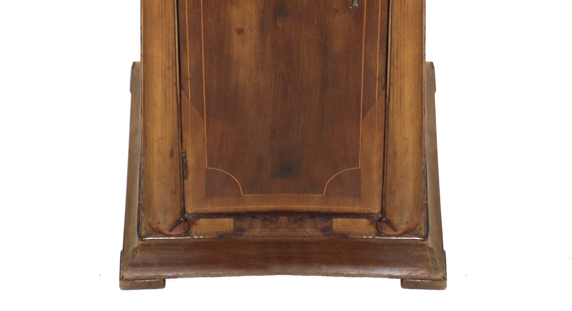 Pyramidal trunk center bedside table in walnut wood, Sicily 19th century - Image 4 of 5