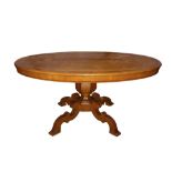 Oval dining table, Louis Philippe, 19th century