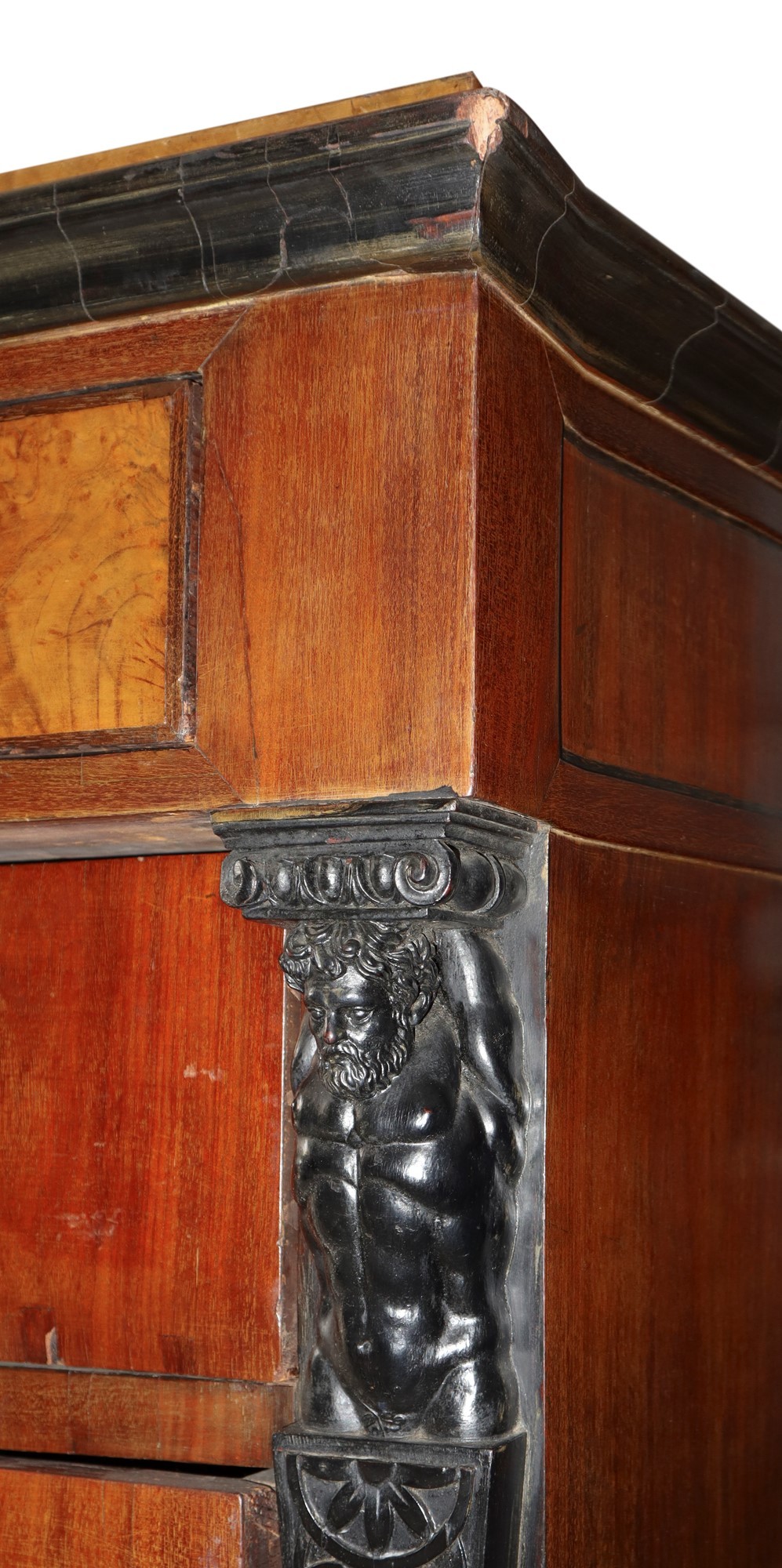 Empire chest of drawers in walnut wood, Early 19th century - Image 5 of 8